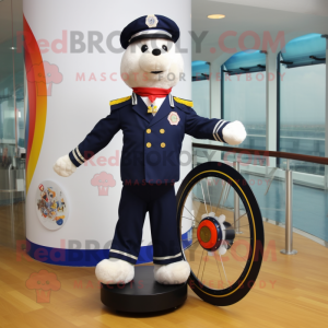 Navy Unicyclist mascotte...