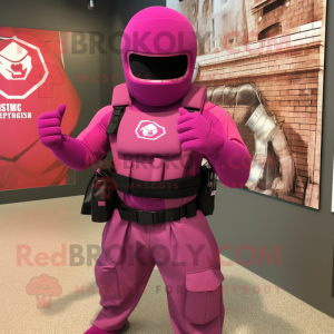 Magenta Gi Joe mascotte...