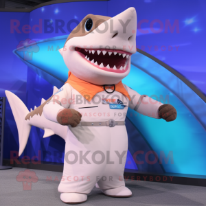 Cream Shark mascotte...