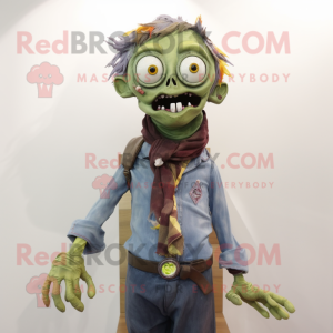 Oliven Zombie maskot...