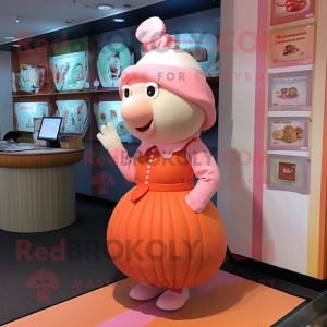 Peach Sow mascotte kostuum...