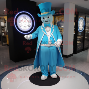 Sky Blue Magician maskot...