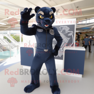 Navy Panther mascotte...