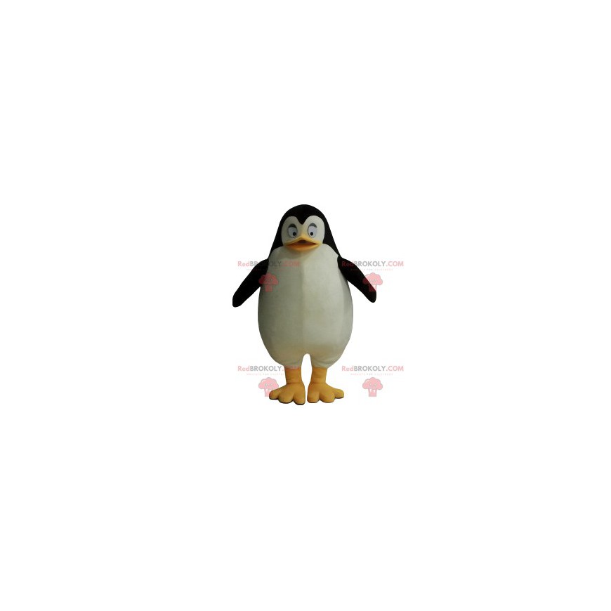 Mascotte de pingouin très joyeux - Redbrokoly.com