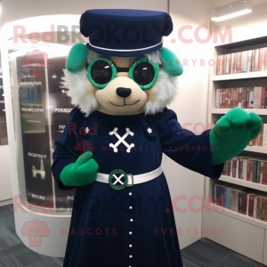Navy Celtic Cross maskot...
