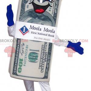 Mascotte di banconota da $ 100 super entusiasta - Redbrokoly.com