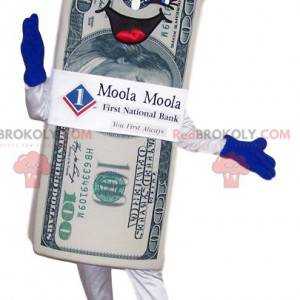 Super enthusiastic $ 100 bill mascot - Redbrokoly.com