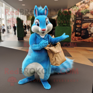 Blue Squirrel mascotte...