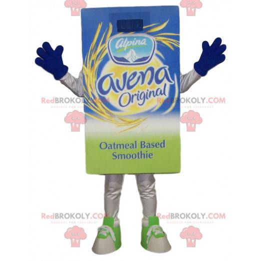 Grünes und blaues Flaschenmaskottchen - Redbrokoly.com