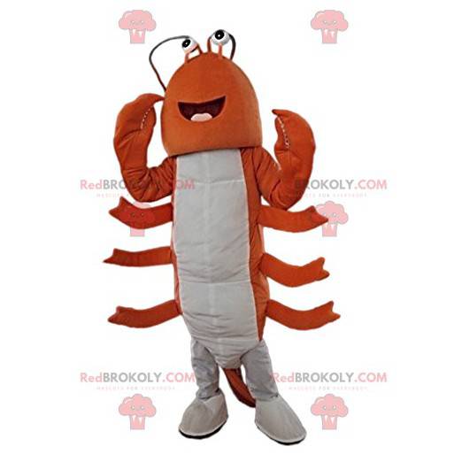 Mascote de lagosta alegre e fabulosa - Redbrokoly.com