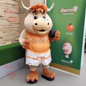 Peach Buffalo mascotte...