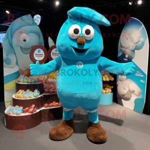 Turkis chokolade maskot...