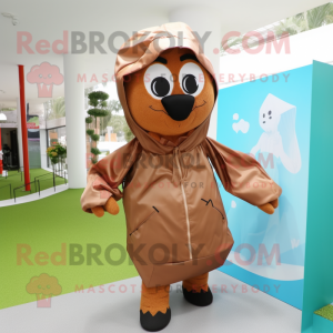 Brun vedhæng maskot kostume...