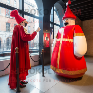 Red Swiss Guard maskot...