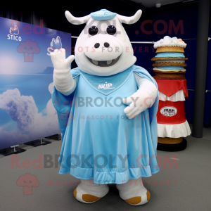 Traje de mascota Sky Blue...