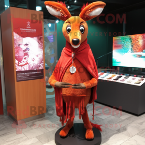 Red Roe Deer mascotte...