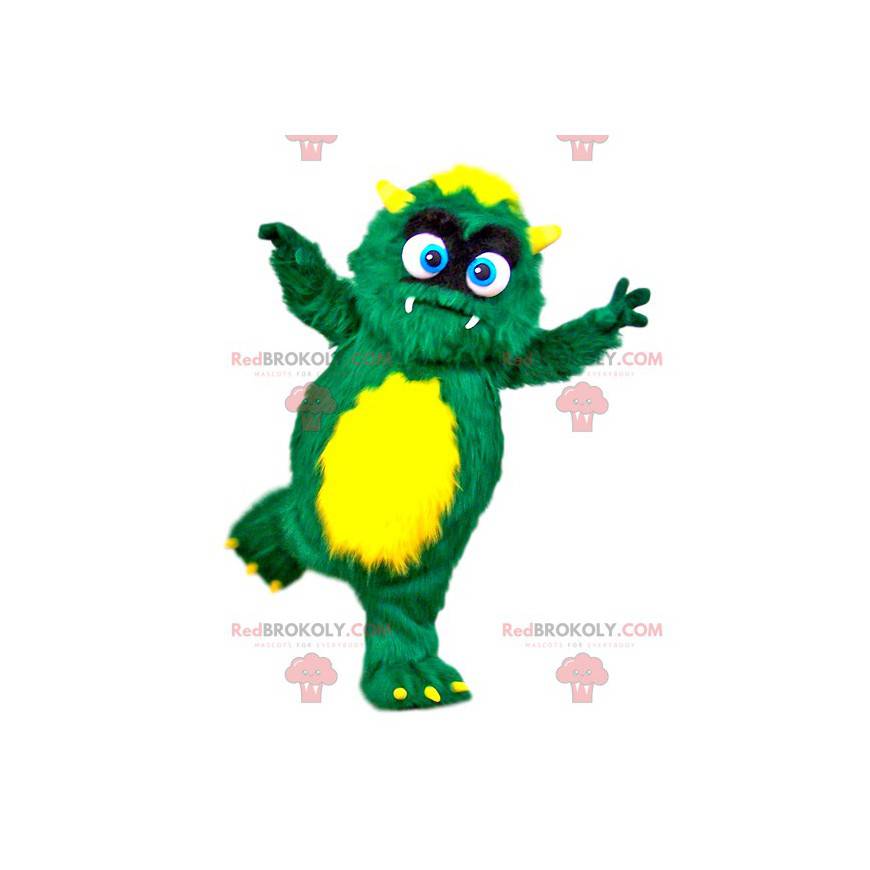 Grønn og gul hårete maskot - Redbrokoly.com Grønn og gul hårete maskot - Redbrokoly.com
