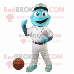 Turkis baseball ball maskot...