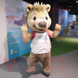 Beige Wild Boar mascotte...