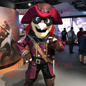 Maroon Pirate mascotte...