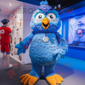 Blue Owl mascotte kostuum...