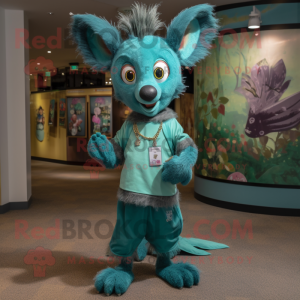 Teal Aye-Aye costume de...