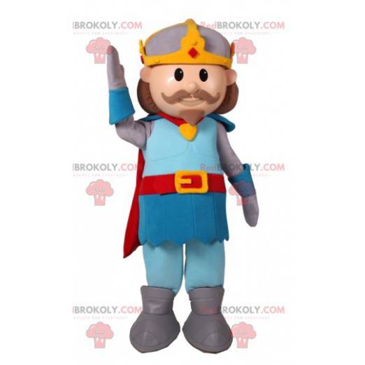 Prins mascotte met een mooie kroon - Redbrokoly.com