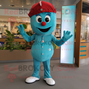 Turquoise Cherry mascotte...