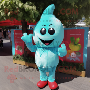 Turquoise Cherry mascotte...