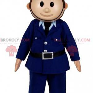 Mascota oficial de policía en uniforme - Redbrokoly.com