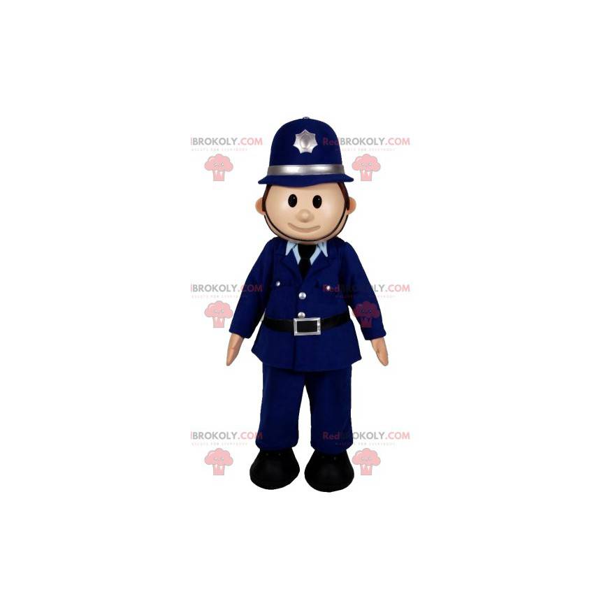 Mascote policial de uniforme - Redbrokoly.com