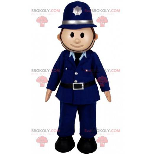 Mascote policial de uniforme - Redbrokoly.com