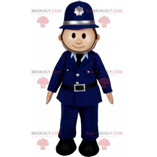 Politieagent mascotte in uniform - Redbrokoly.com