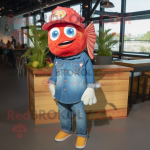 Red Fish Tacos maskot...