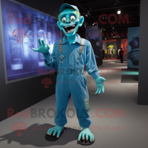 Cyan Zombie mascotte...