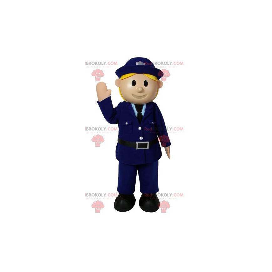 Maskot policisty v uniformě - Redbrokoly.com