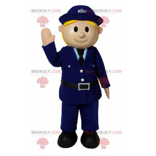 Maskot policisty v uniformě - Redbrokoly.com