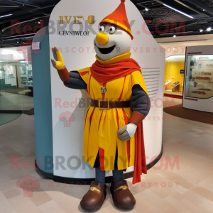 Olive Swiss Guard mascotte...
