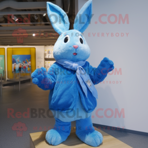 Blue Rabbit maskot...