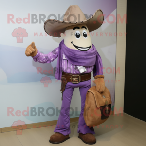 Lavendel cowboy maskot...