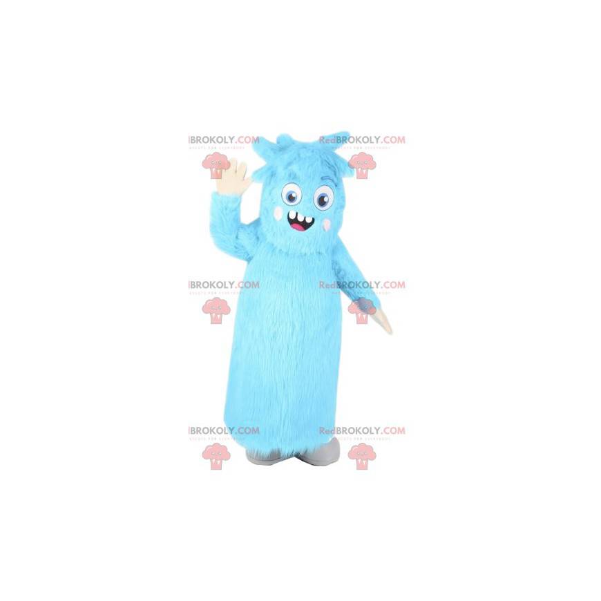 Monstro mascote azul com um penteado original - Redbrokoly.com Monstro mascote azul com um penteado original - Redbrokoly.com