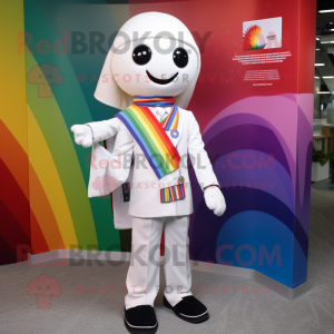 White Rainbow mascotte...