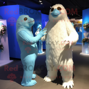 Blue Giant Sloth mascotte...