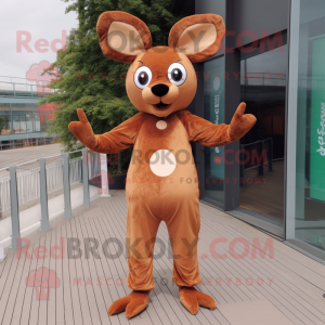 Rust Roe Deer mascotte...