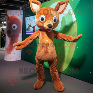 Rust Rådyr maskot kostyme...