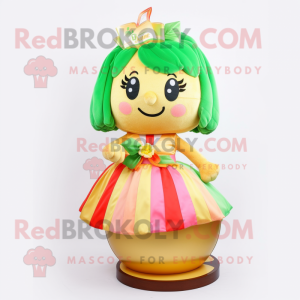 Peach Pot Of Gold maskot...