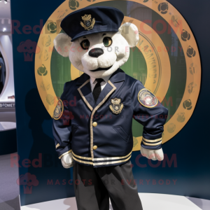 Navy Celtic Shield maskot...