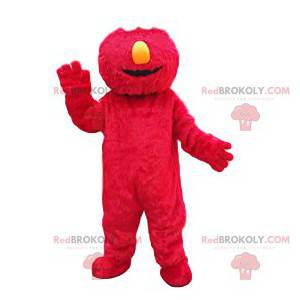 Mascote monstro vermelho engraçado - Redbrokoly.com