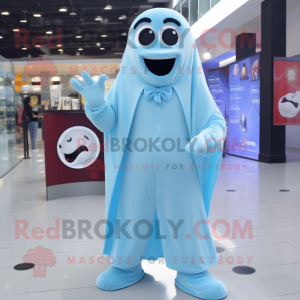 Sky Blue Ghost mascotte...