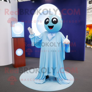 Sky Blue Ghost maskot...